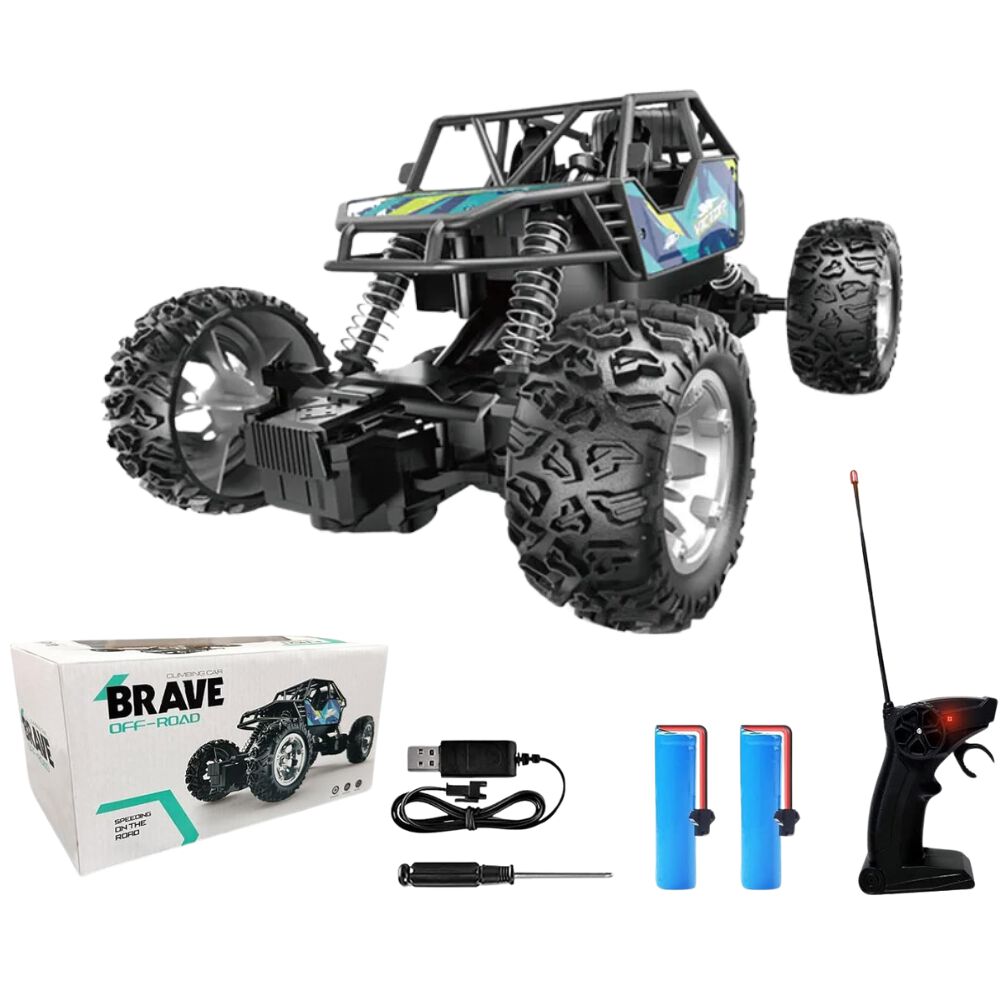 Auto Camioneta 4x4 Rally Control Remoto Todo Terreno Juguete image number 11.0