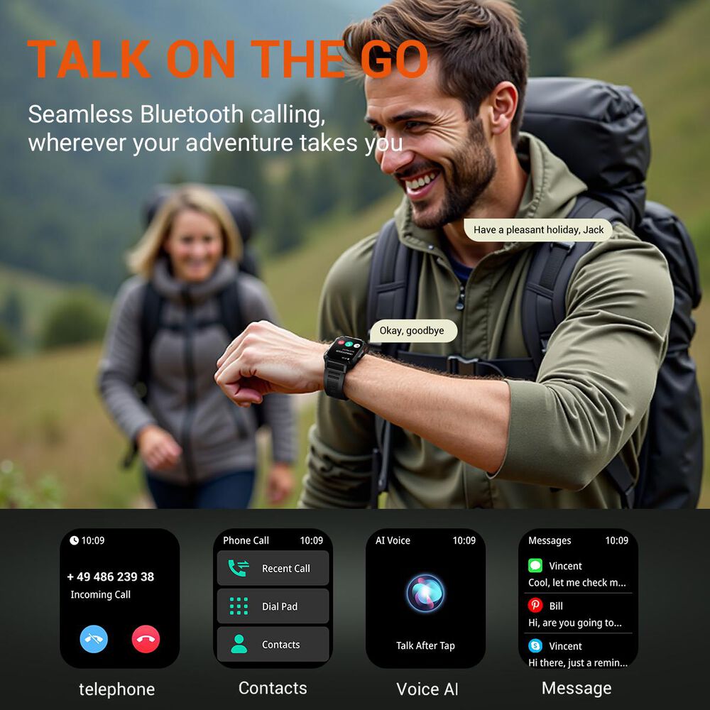 Blackview W70 Pro: Smartwatch Rugerizado, Batería 20 Días image number 8.0