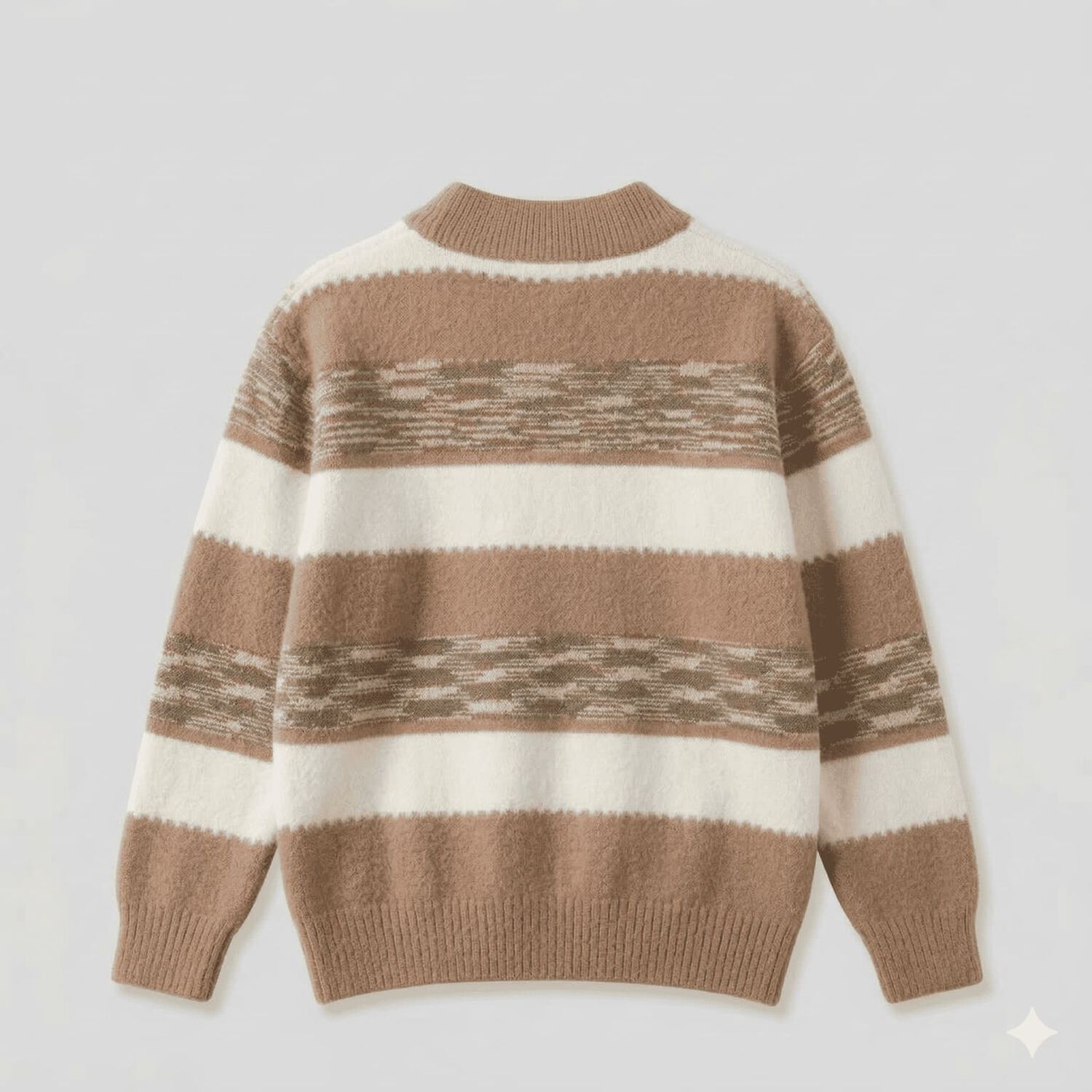 Sueter Ni&ntilde;o Invierno Tejido Rayado Cuello Alto Moda Infantil image number 3.0