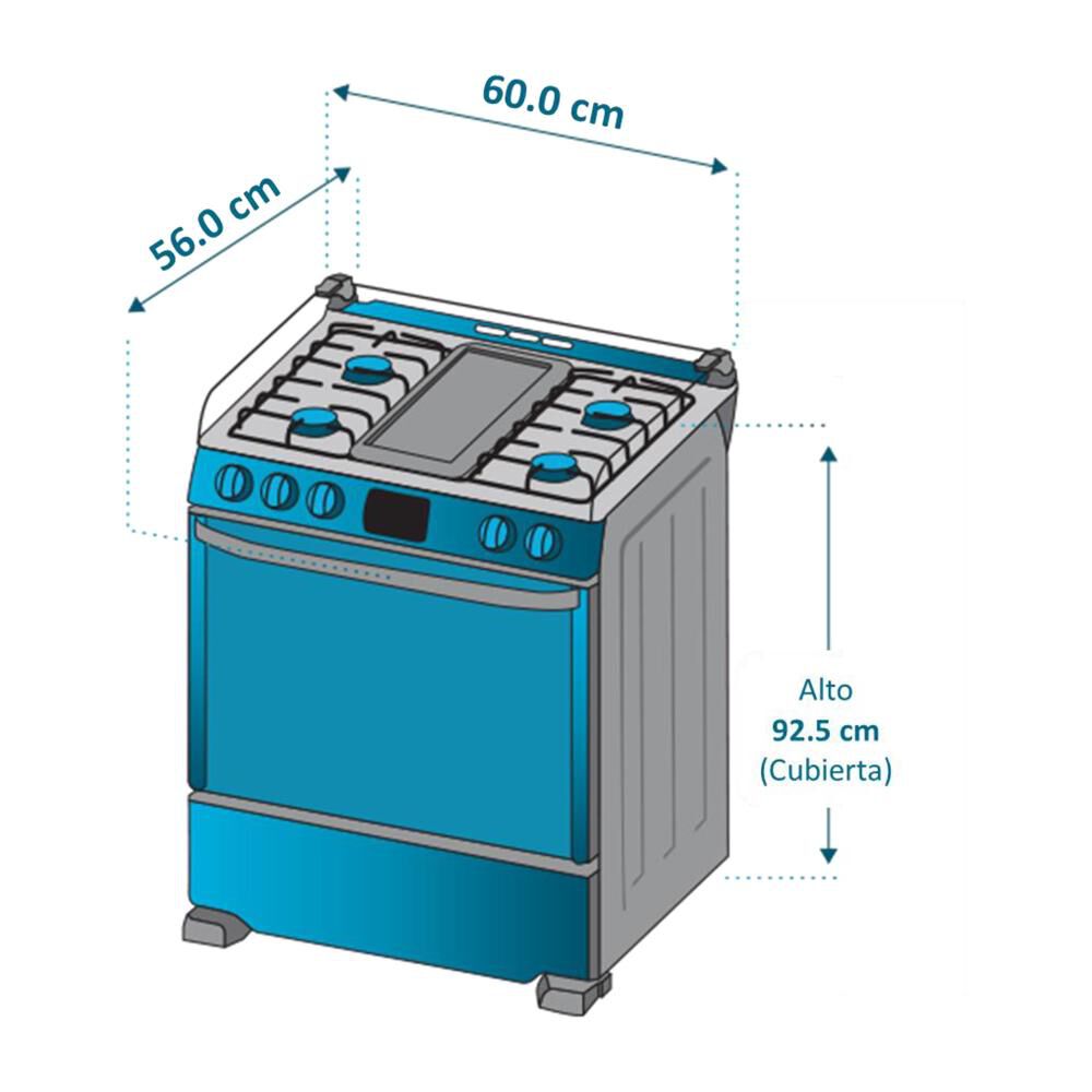 Cocina Mabe ANDES60TX4 / 4 Quemadores image number 5.0