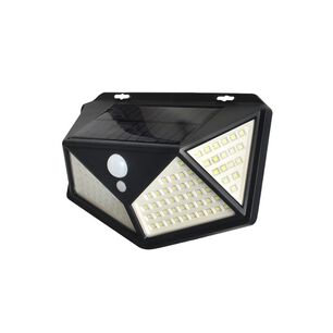 Luz Solar De Pared Exterior Con Sensor De Movimiento 100 Led Impermeable