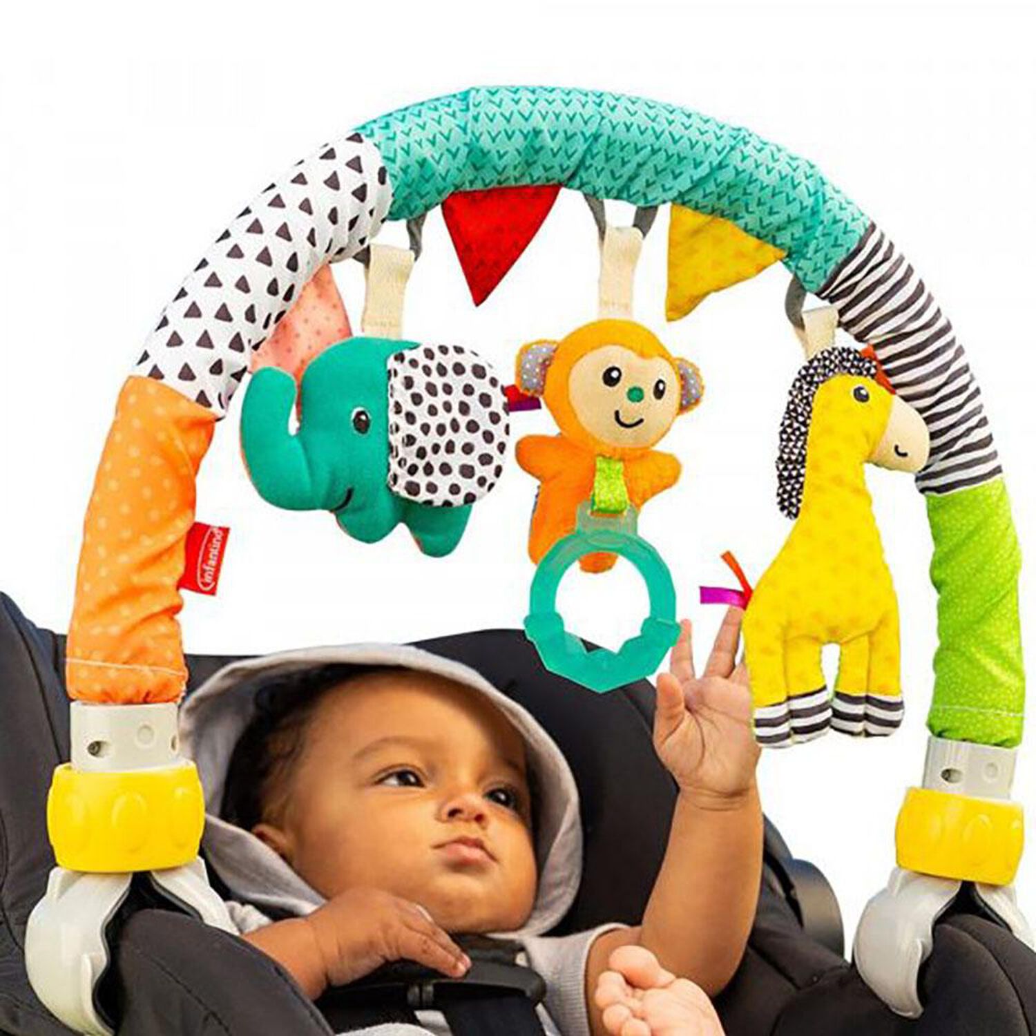 Arco M&oacute;vil Bebesit Interactivo Sensorial Beb&eacute; Para Coche Infantino image number 1.0