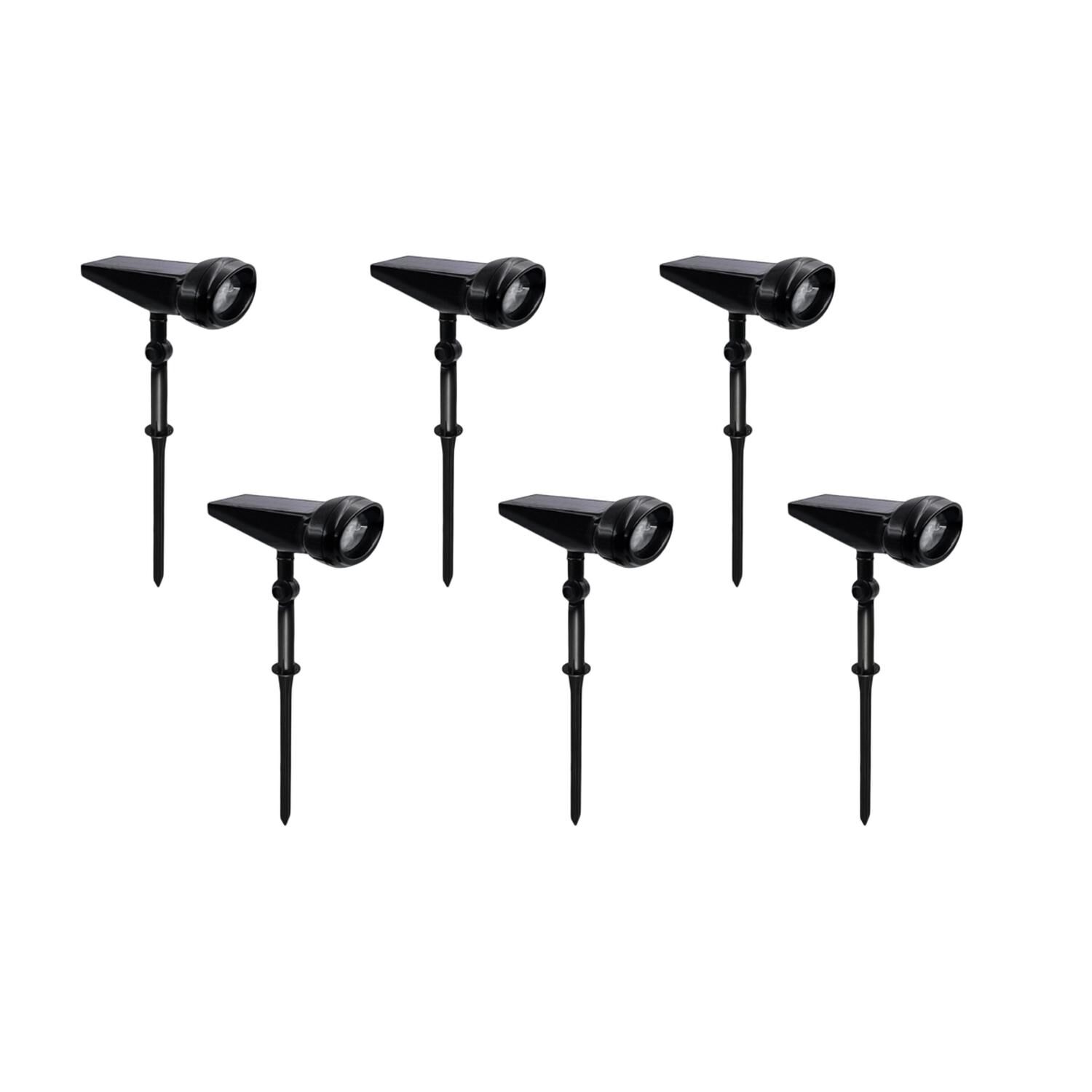 Pack 6 Foco Estaca Para Exterior Led Solar Contra Agua image number 0.0
