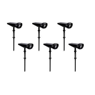 Pack 6 Foco Estaca Para Exterior Led Solar Contra Agua
