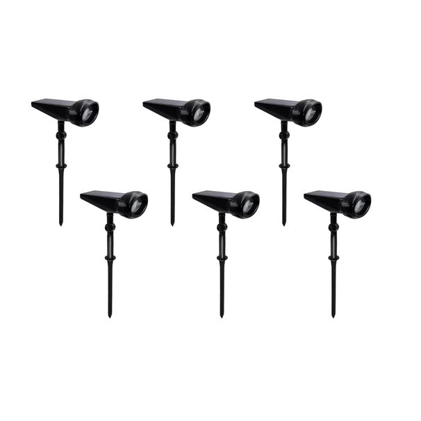 Pack 6 Foco Estaca Para Exterior Led Solar Contra Agua