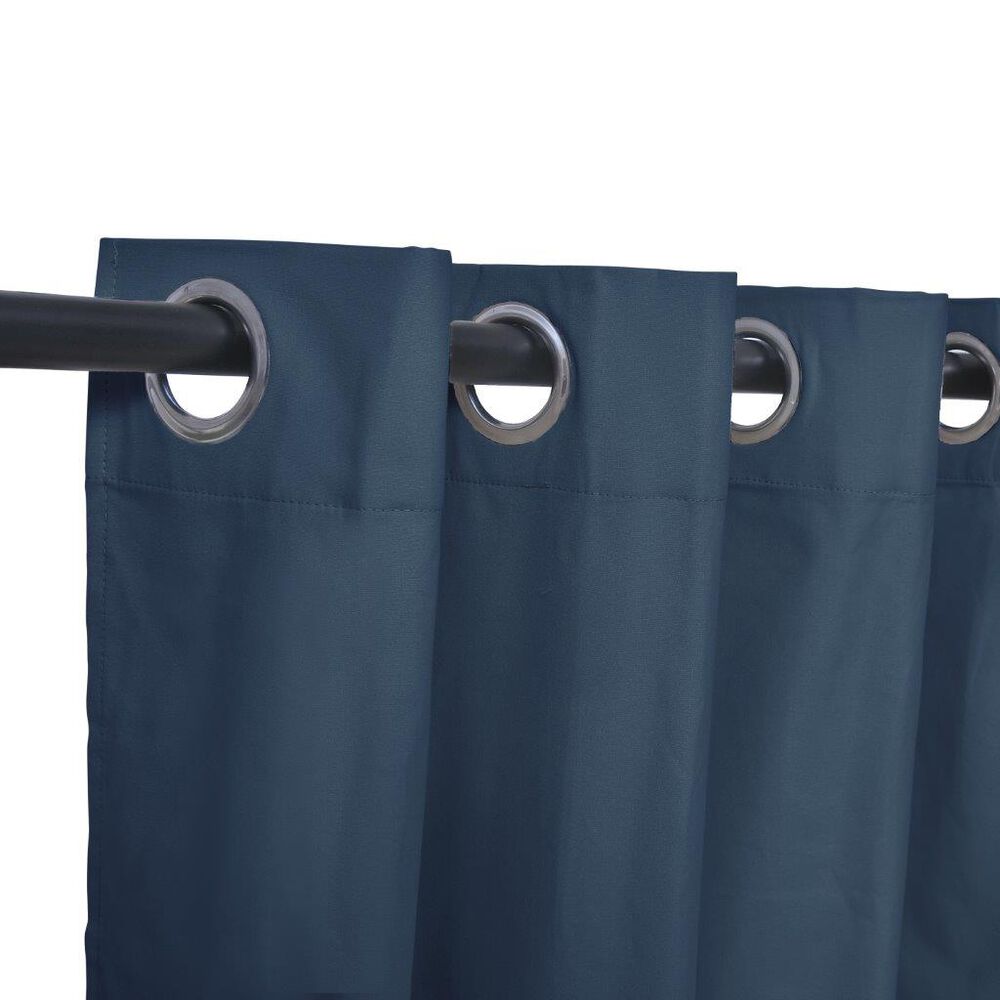 Cortina Blackout Argolla 140x220cm Selecta Indigo image number 2.0