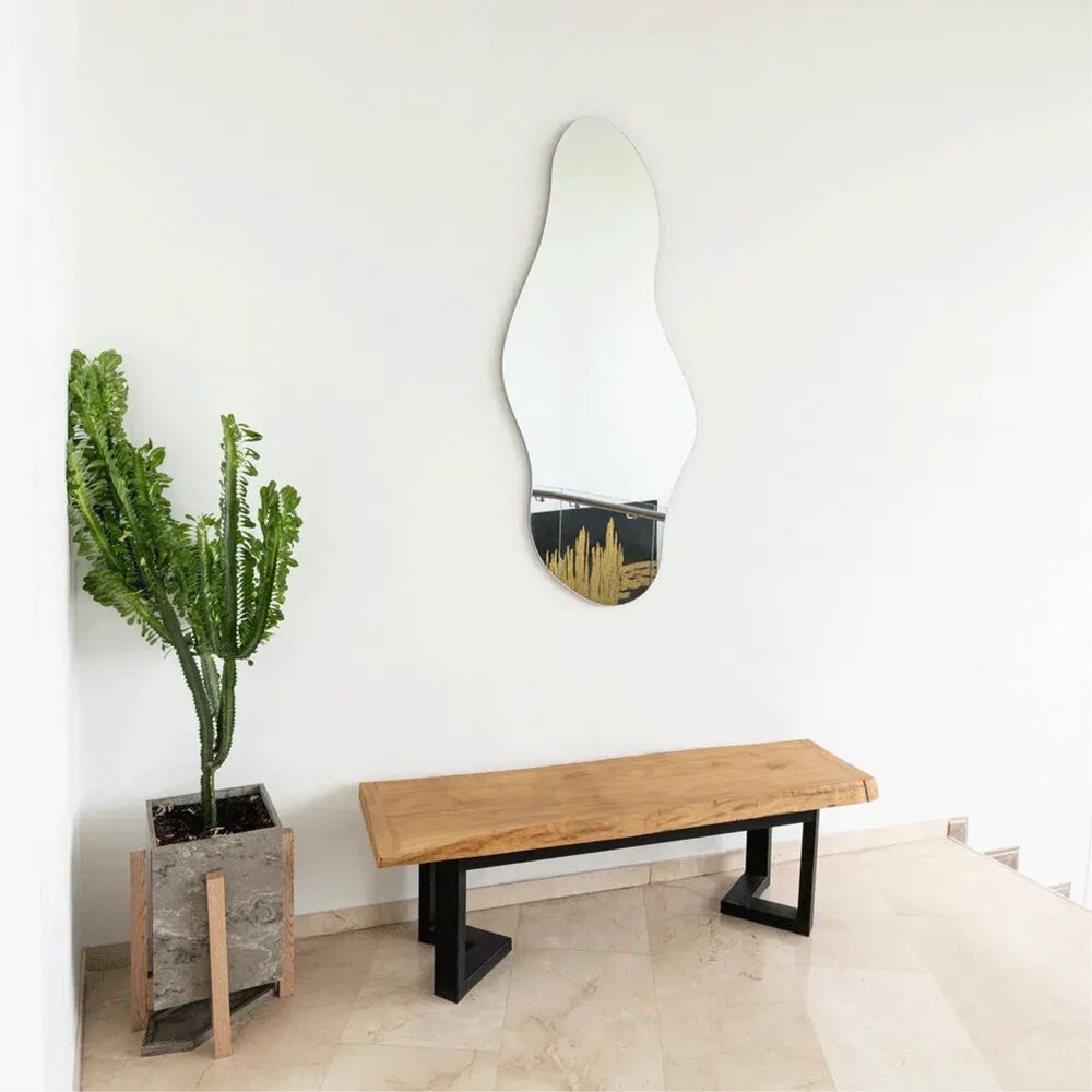 Espejo Con Forma Irregular 150x65x1,9 Cm Fm-021 image number 1.0