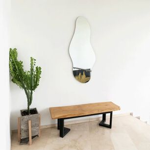 Espejo Con Forma Irregular 150x65x1,9 Cm Fm-021