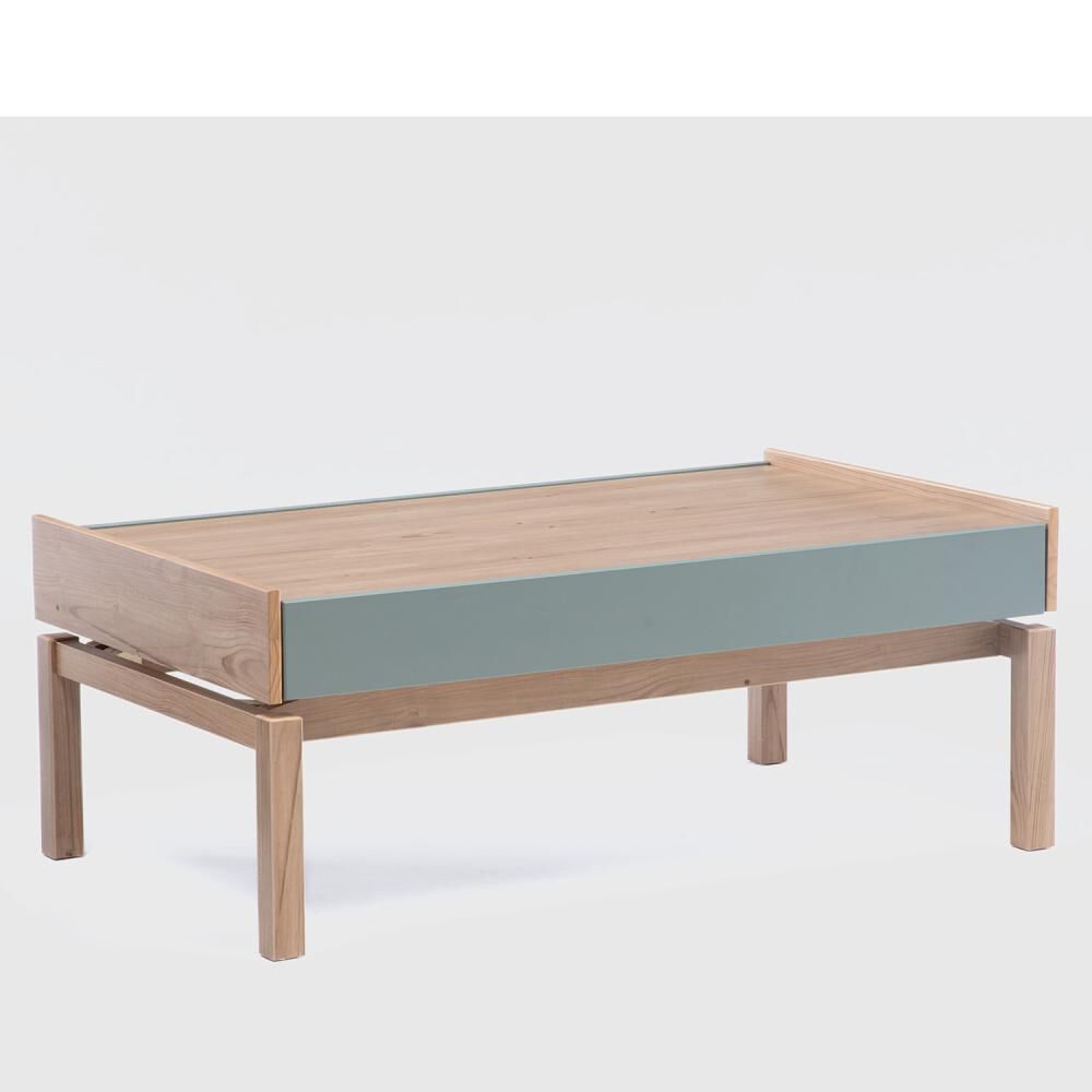 Mesa De Centro Barcelona 1 Caj&oacute;n Verde-roble image number 2.0