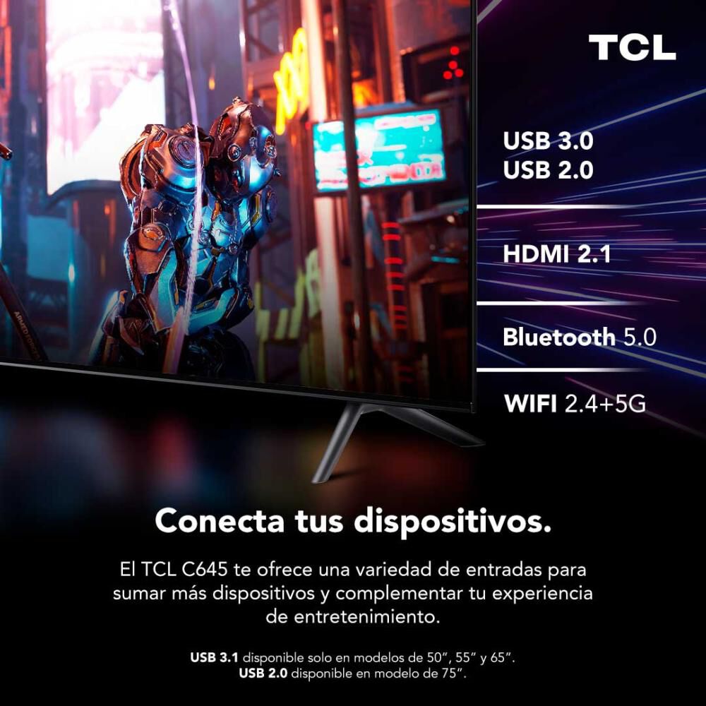 Qled 65" TCL 65C645 / Ultra HD 4K / Smart TV image number 8.0