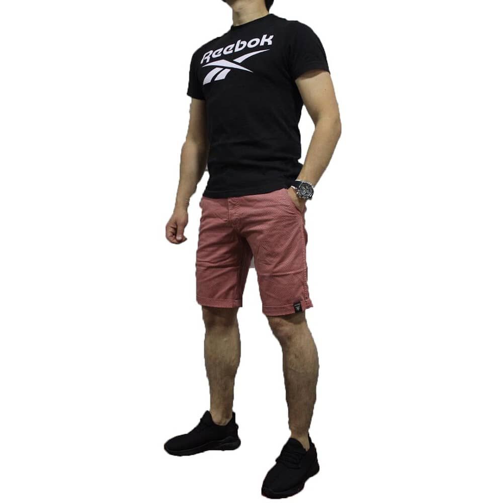 Bermuda Elasticada Rosa Con Dise&ntilde;o image number 2.0