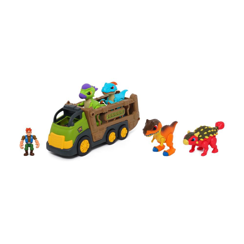 Camión Transportador De Dinosaurios Dino Troop Kids image number 0.0