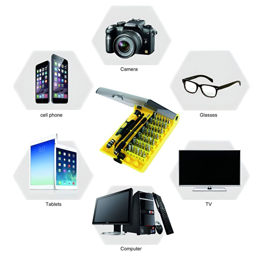 Set De Atornillador De Precisión Imantados De 45 Piezas Ce32 image number 7.0