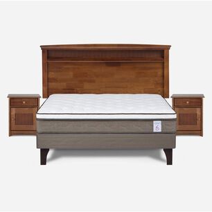 Cama Europea Rosen N Style6 2pl / 2 Plazas / Base Normal