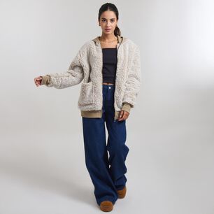 Poler&oacute;n Sherpa Cuello Alto Con Capucha Mujer Freedom