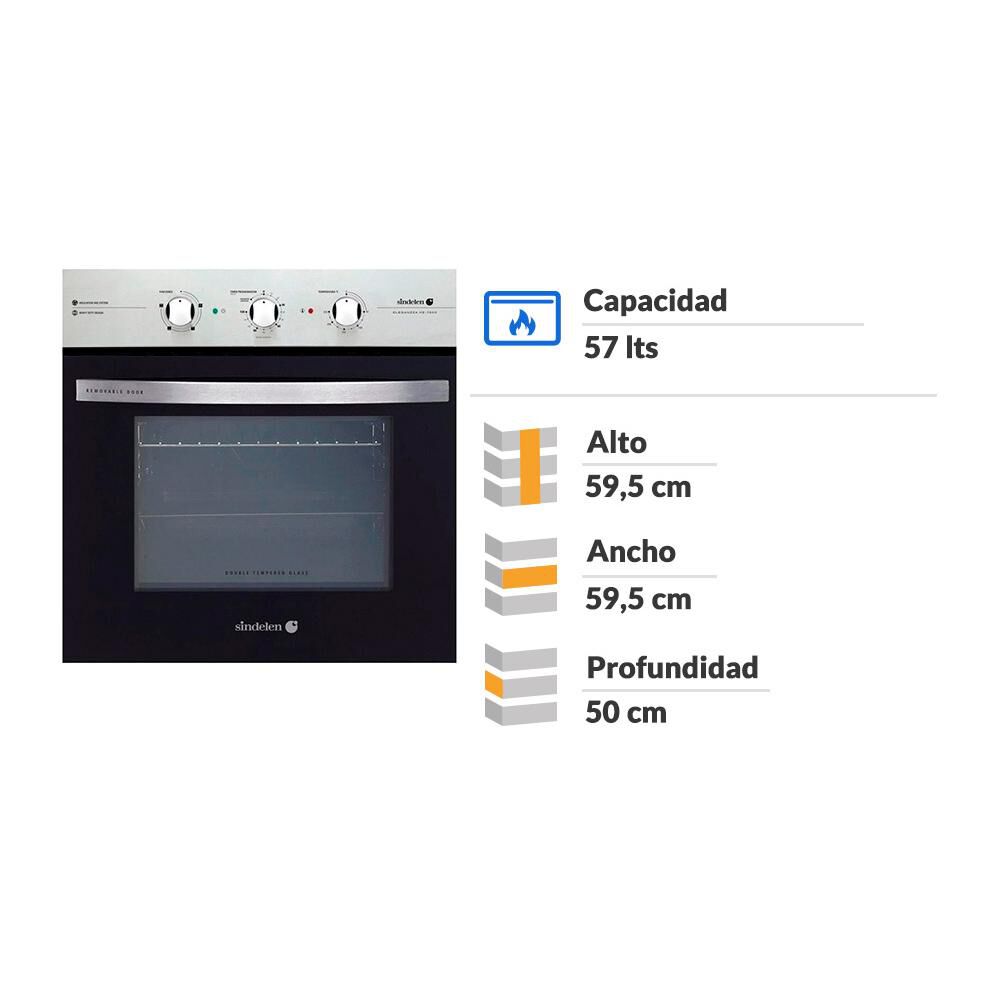 Ripley - HORNO EMPOTRABLE SINDELEN HE-7200IN