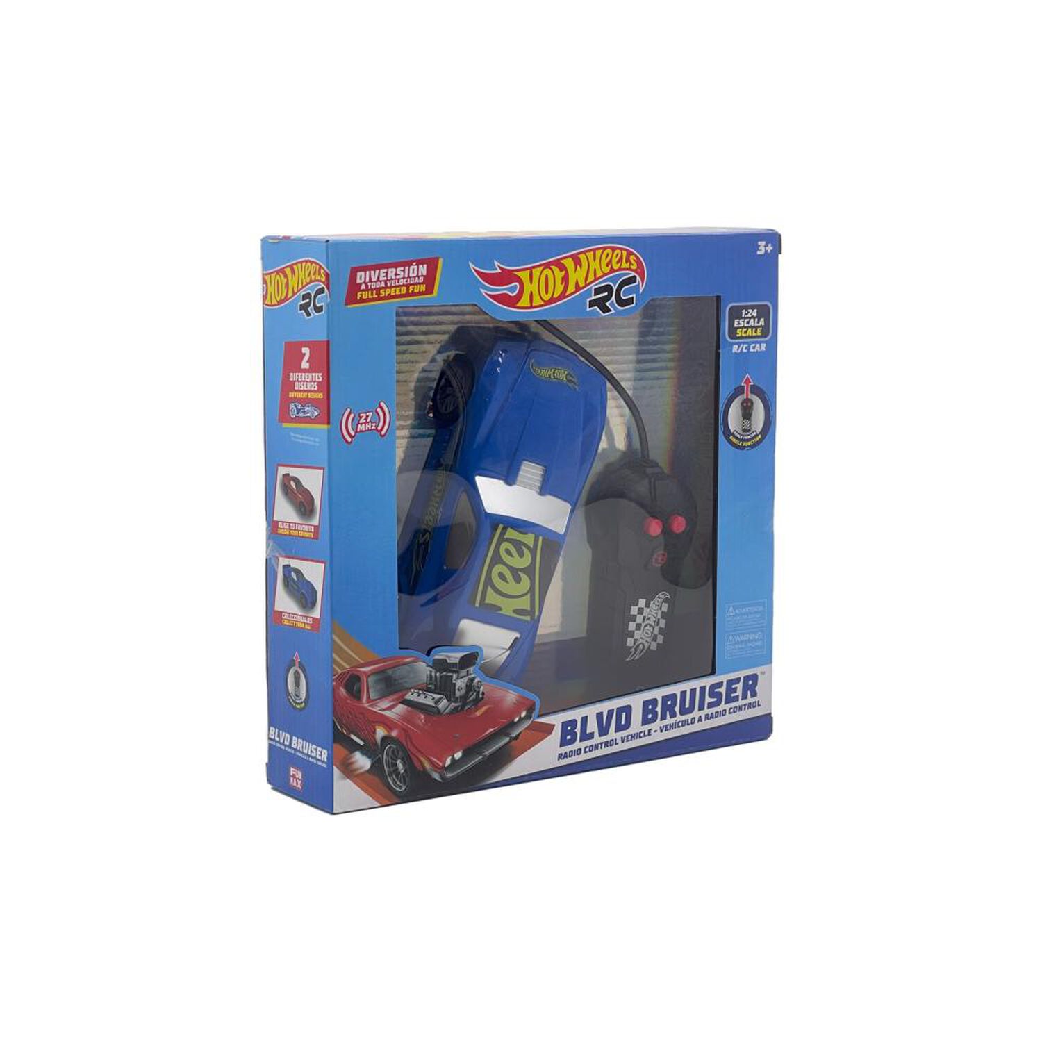 Vehiculo Rc 1:24 Hot Wheels Blvd Bruiser Producto Surtido image number 2.0