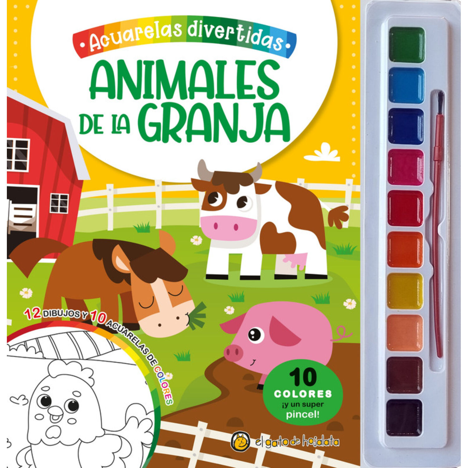 Acuarelas Divertidas: Animales De La Granja image number 0.0