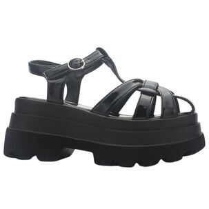 Sandalia Mujer Casual Negro Chalada Villa-13