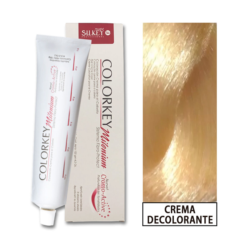 Tinte Permanente Colorkey Millenium Silkey 120gr Crema Decolorante + Oxidante image number 0.0