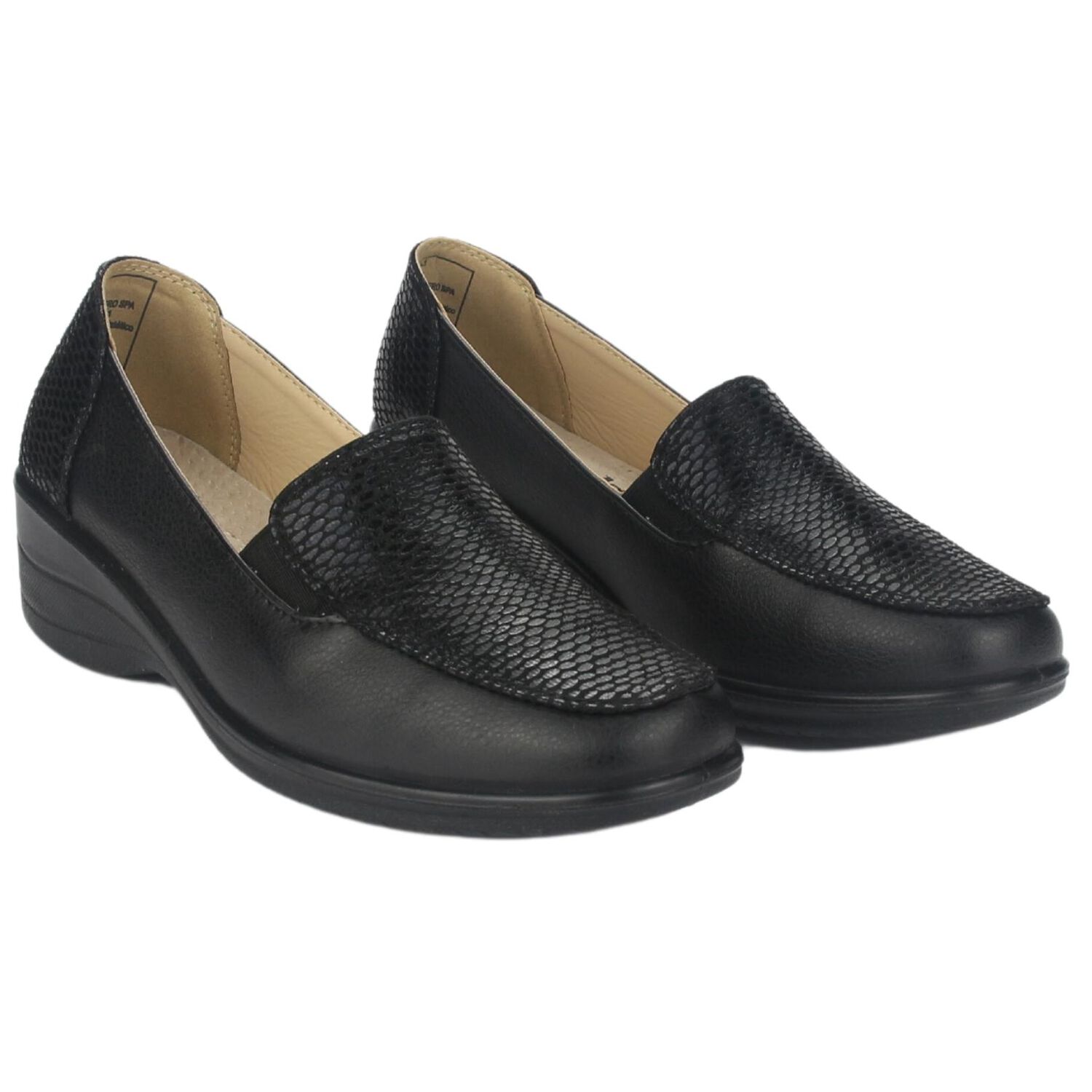 Zapato Chalada Mujer Oscar-1 Negro Comfort image number 4.0