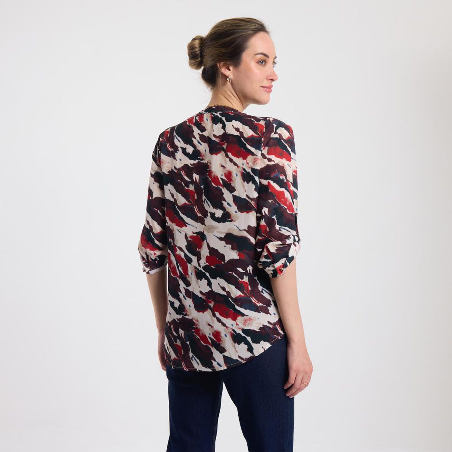 Blusa Camisera Manga Larga Mujer Lesage image number 3.0