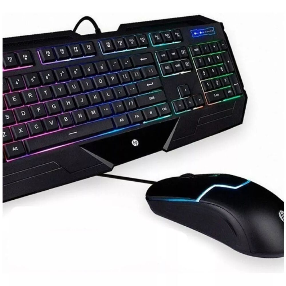 Kit Gamer Mouse & Teclado Hp Gk1100 Retroiluminado Full Rgb image number 1.0