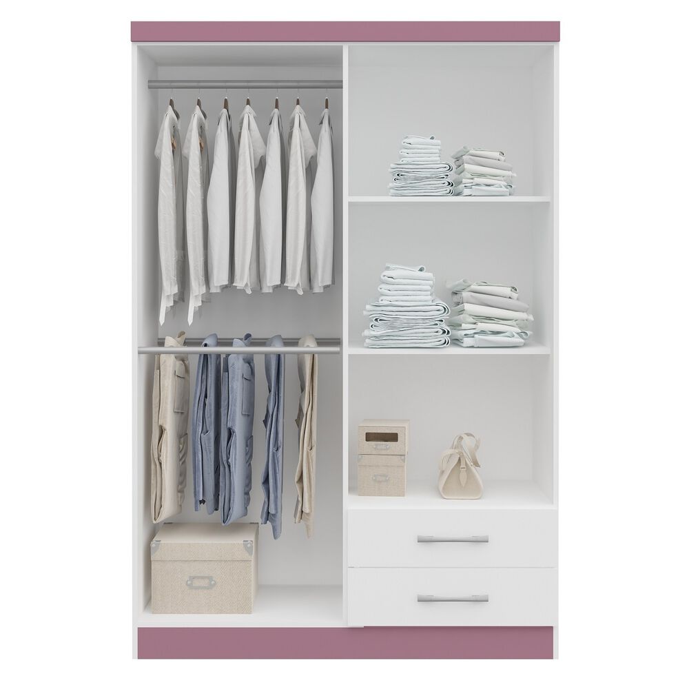 Closet Yardas Josefa Blanco 1x4 4 Puertas 2 Cajones image number 3.0