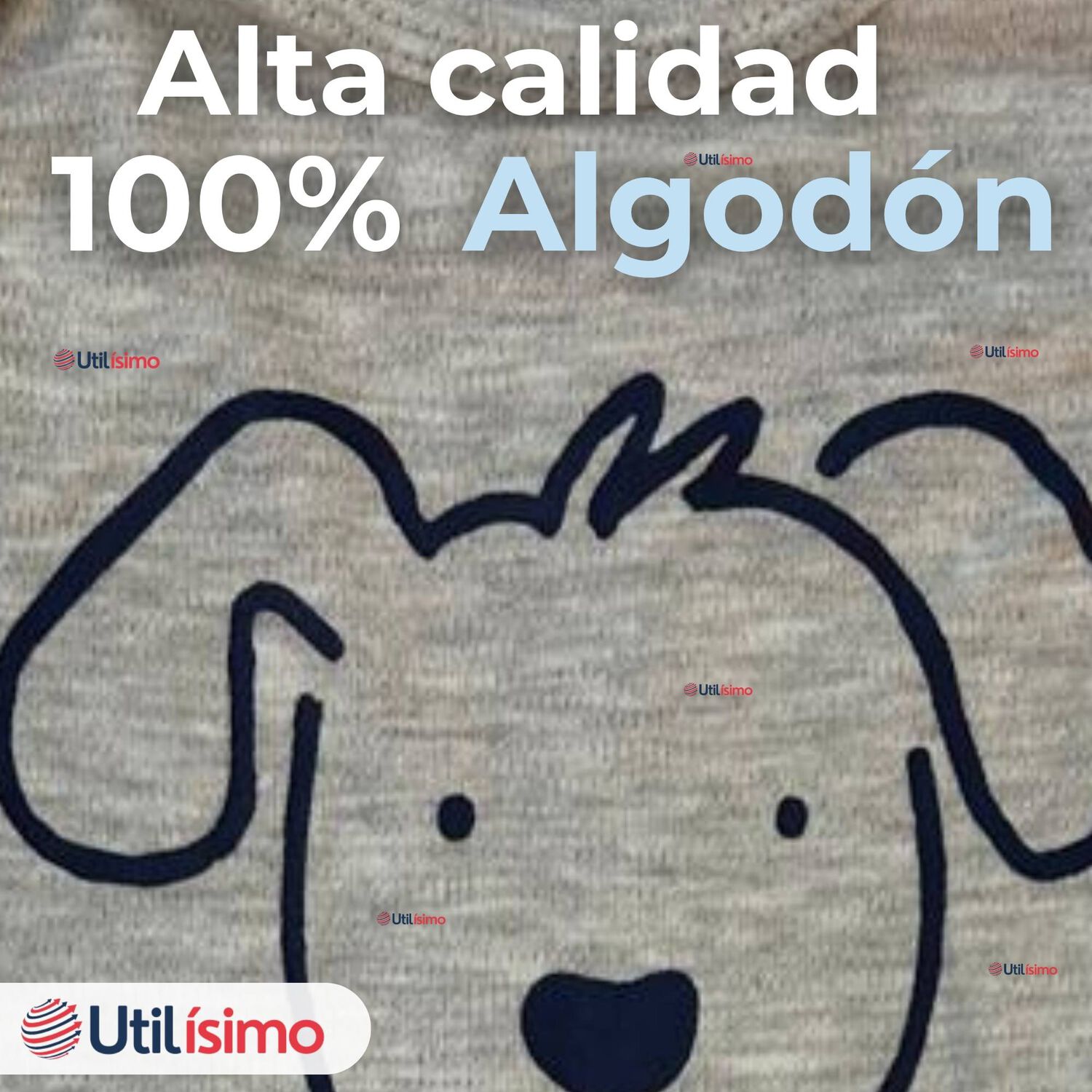 Pack 5 Bodys Ni&ntilde;o Manga Corta Tedmimak 100% Algod&oacute;n Loud But Cute image number 7.0
