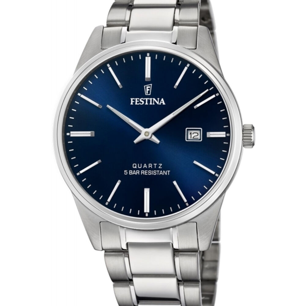 Reloj F20511/3 Festina Plateado Hombre Acero Clásico image number 0.0