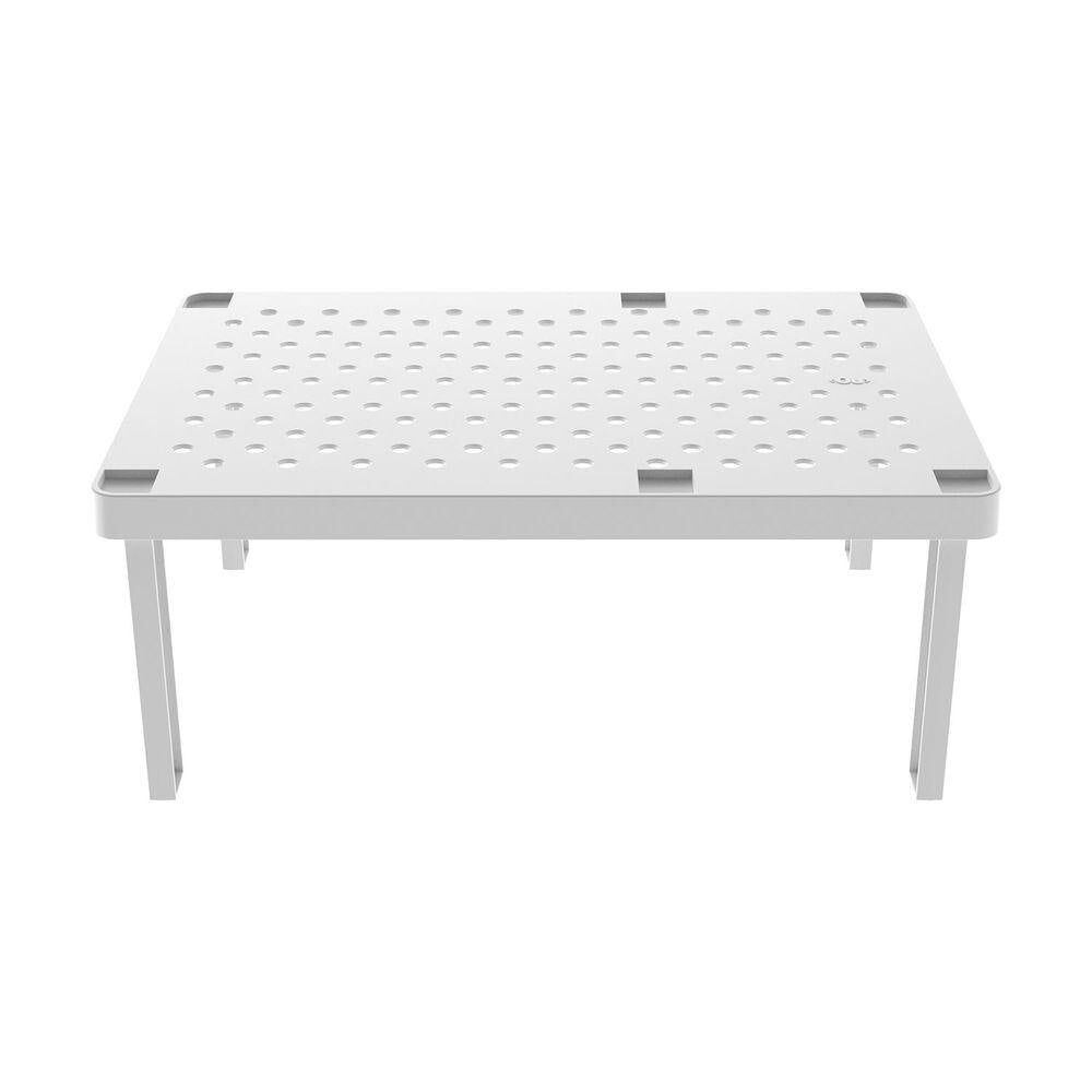 Organizador De Estante Rectangular Level Blanco image number 0.0