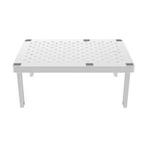 Organizador De Estante Rectangular Level Blanco