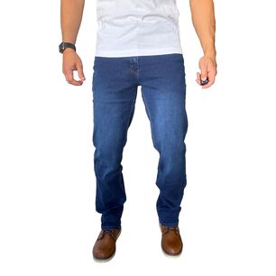 Jeans Elasticados Straight Fit Semirectos