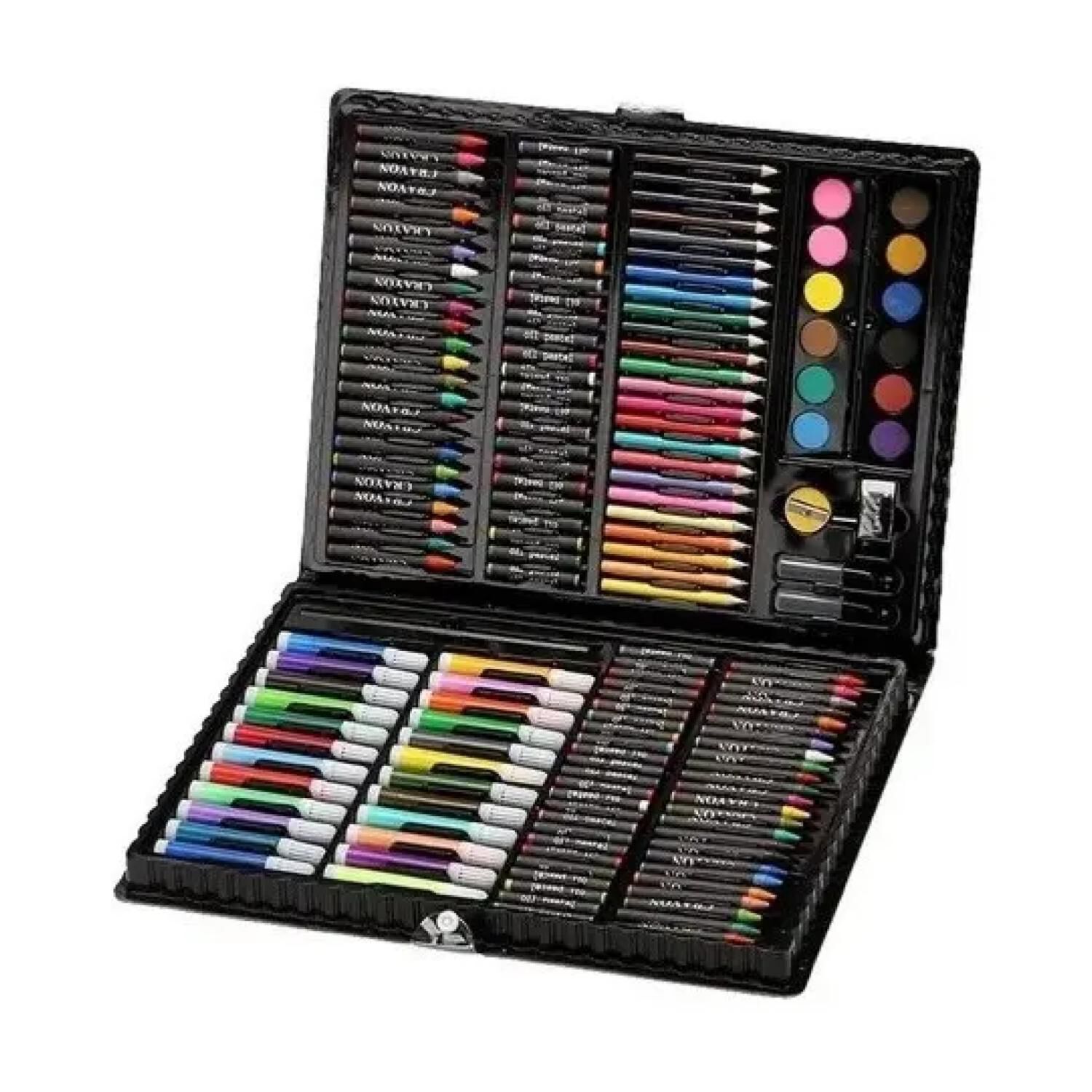 Set 168 Lapices Para Colorear Con Maleta Azul Infantil image number 0.0