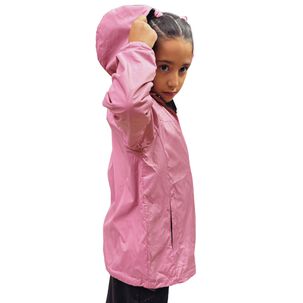 Chaqueta Cortaviento Impermeable Unisex Para Niños Con Polar