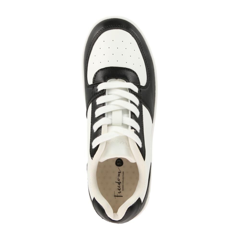 Zapatilla Urbana Mujer Freedom Negro image number 4.0