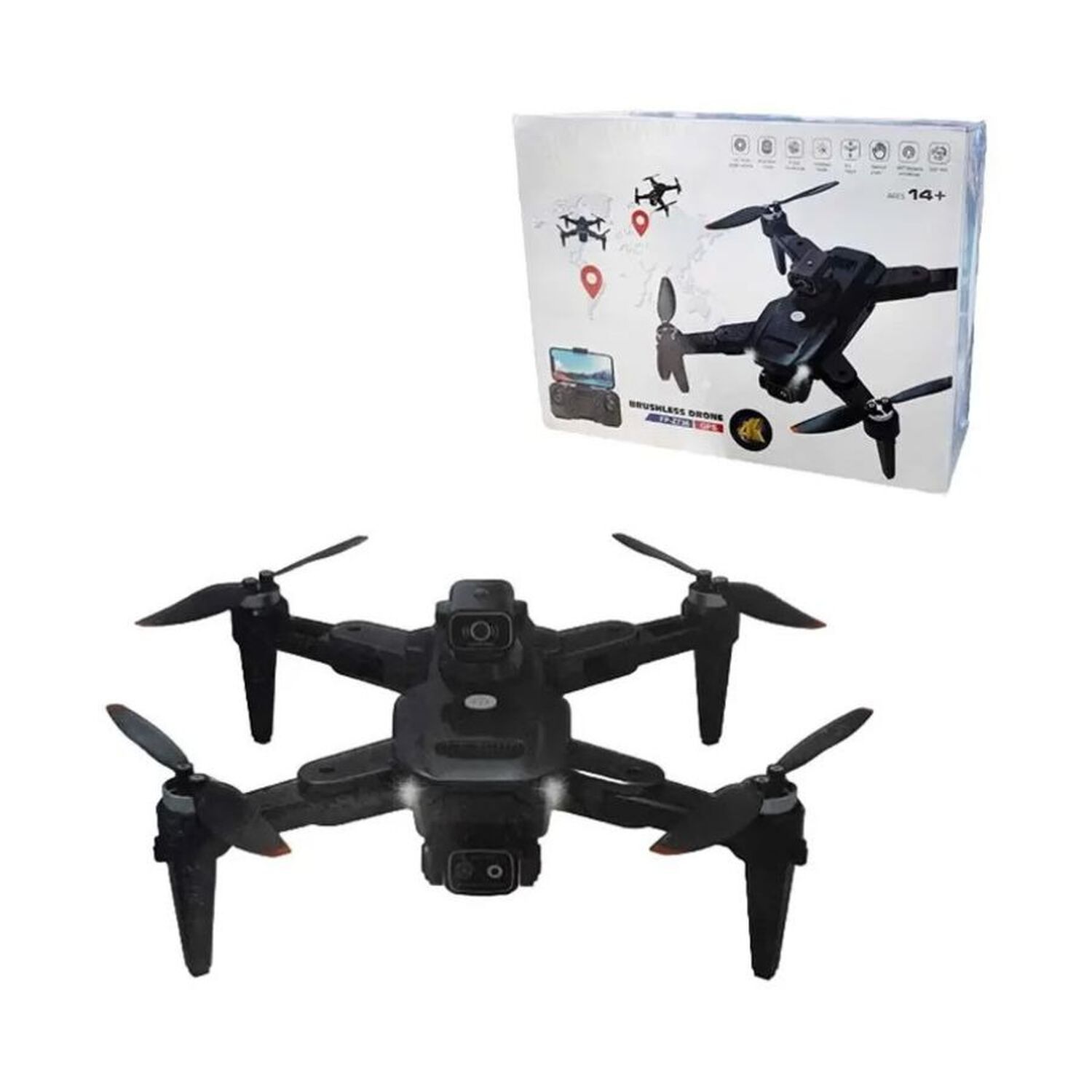Drone Profesional Fineplay Con Camara 4k Y Gps image number 3.0