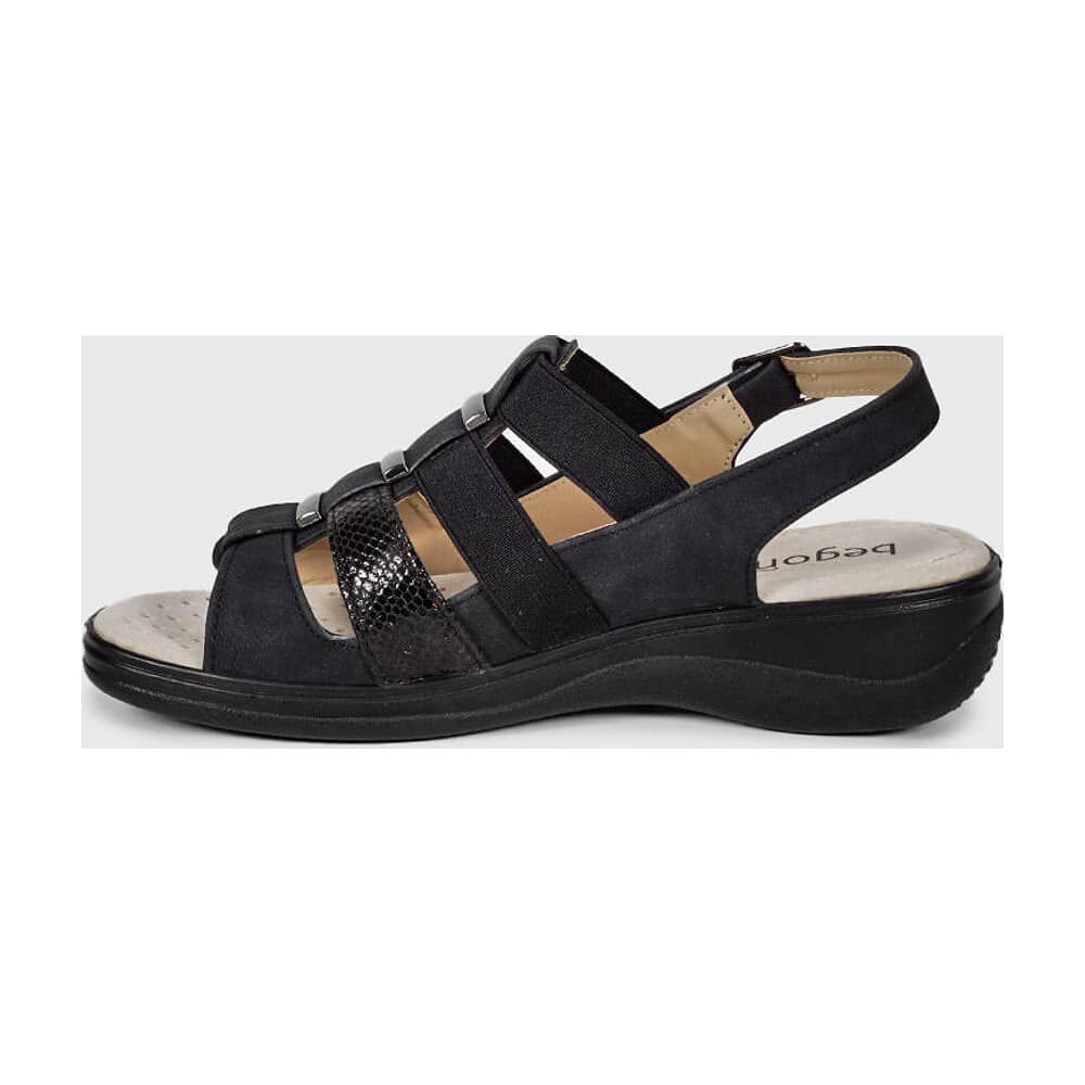 Sandalia Kivu Negro image number 4.0