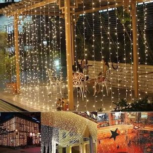 Cascada De Luces Led Decorativas - 3 Unidades