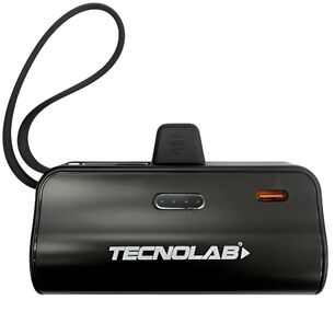 Power Bank Mini Tecnolab Port&aacute;til 10000 Mah 20w Tl778bk .