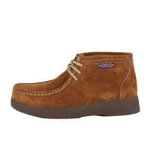 Botin De Cuero Campos Caramelo London Adixt