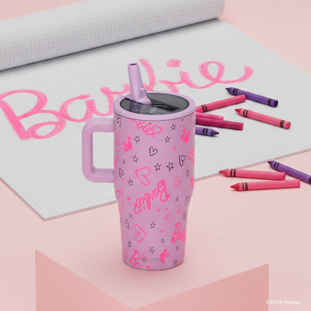 Vaso Termico Tumbler Mug Barbie Love 590ml Acero Inox Uma image number 1.0