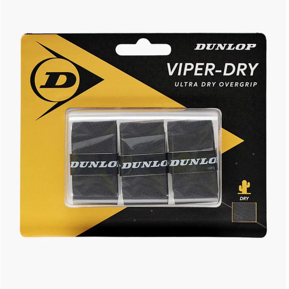 Overgrip dunlop viper-dry negro x 3 image number 0.0