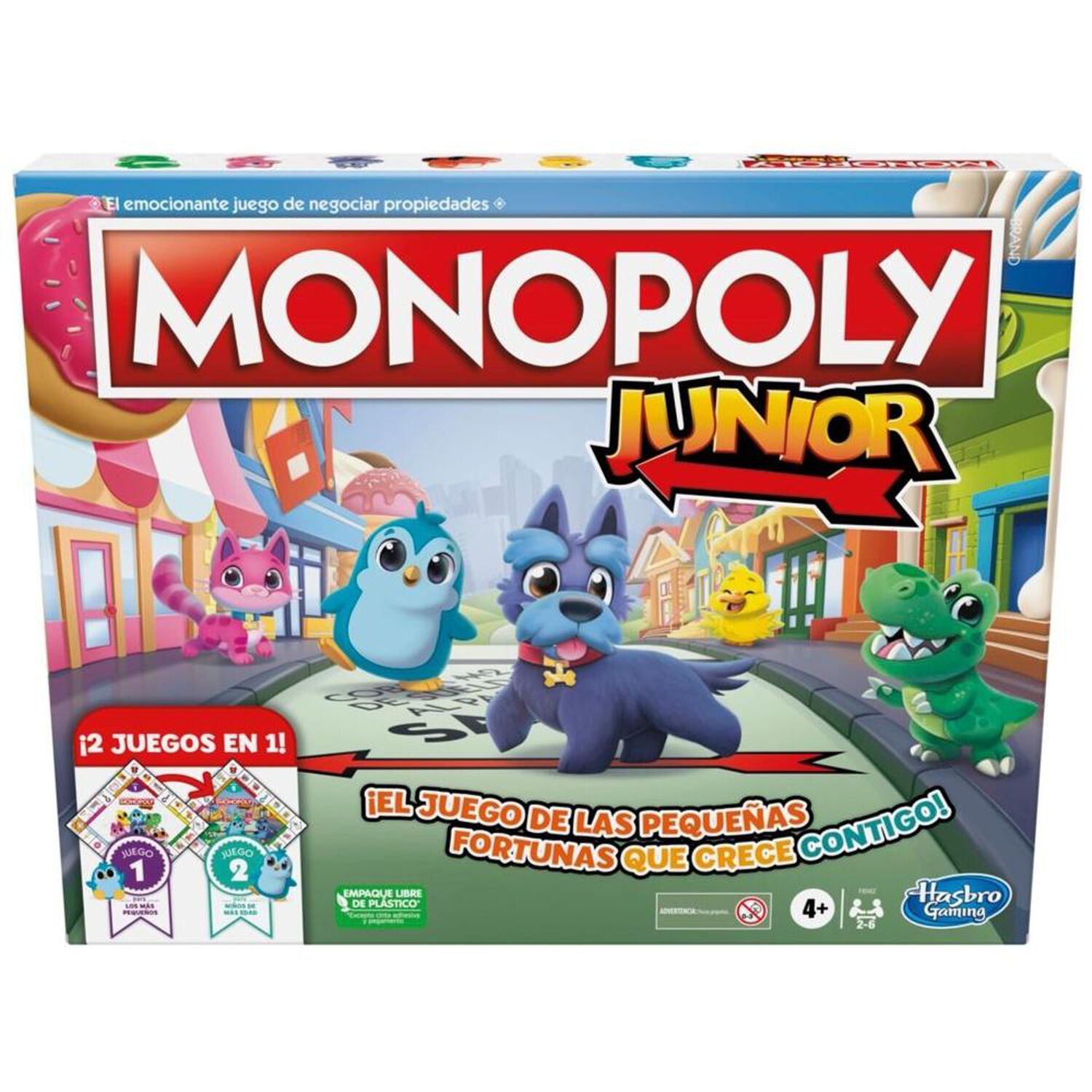 Juego De Mesa Monopoly Junior Hasbro image number 0.0