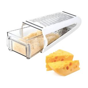 Rallador De Cocina De Mesa Con Recipiente Contenedor