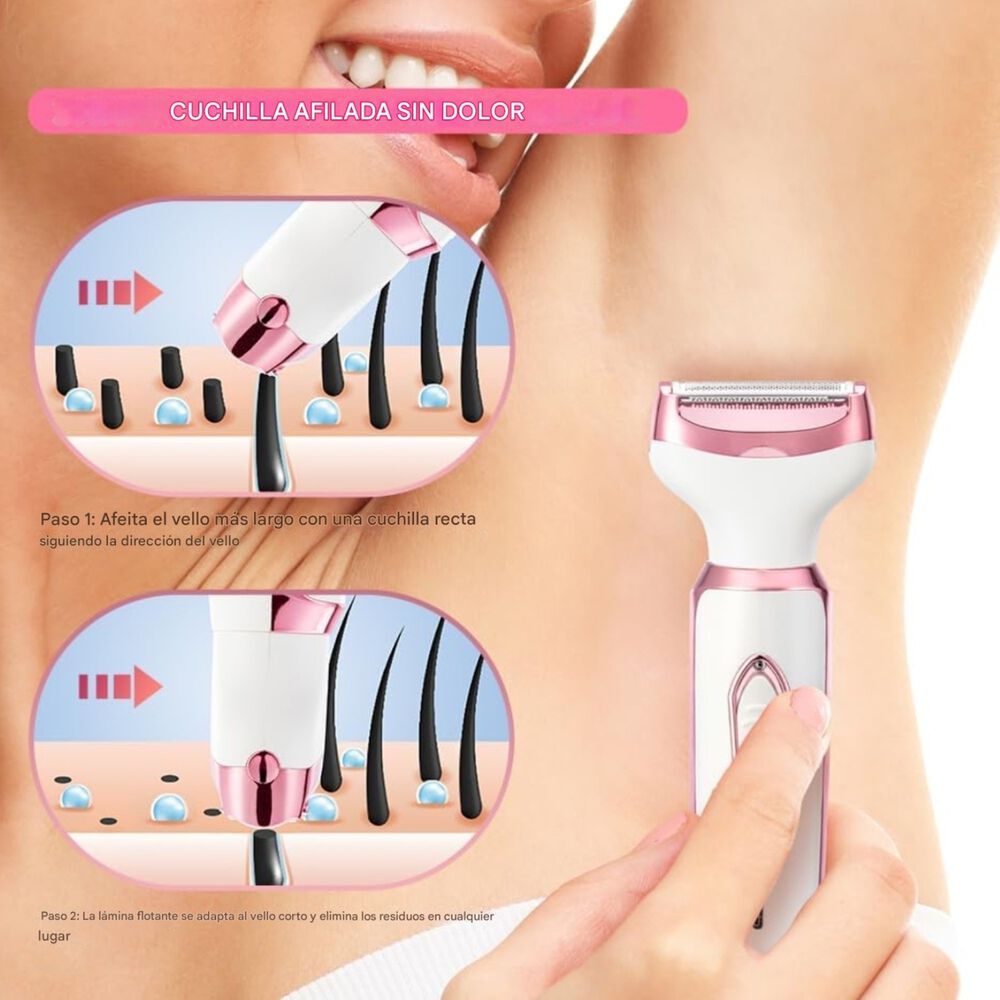 Recortadora 4 En 1 Recargable &ndash; Bikini, Nariz Y Cejas image number 4.0
