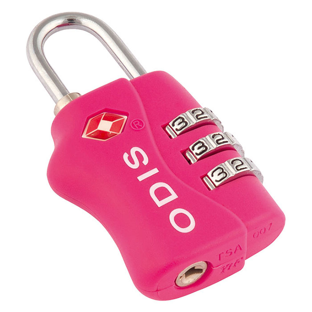 Candado Odis Tsa Maleta Viaje 33mm Combinación - Rosado image number 1.0