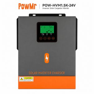 Inversor Solar H&iacute;brido Powmr 1500w 24v | Onda Senoidal Pura