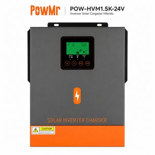 Inversor Solar H&iacute;brido Powmr 1500w 24v | Onda Senoidal Pura