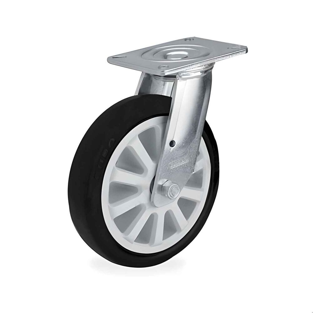 Z07 Pu Rueda Giratoria Base Plana 200mm - Supo image number 0.0